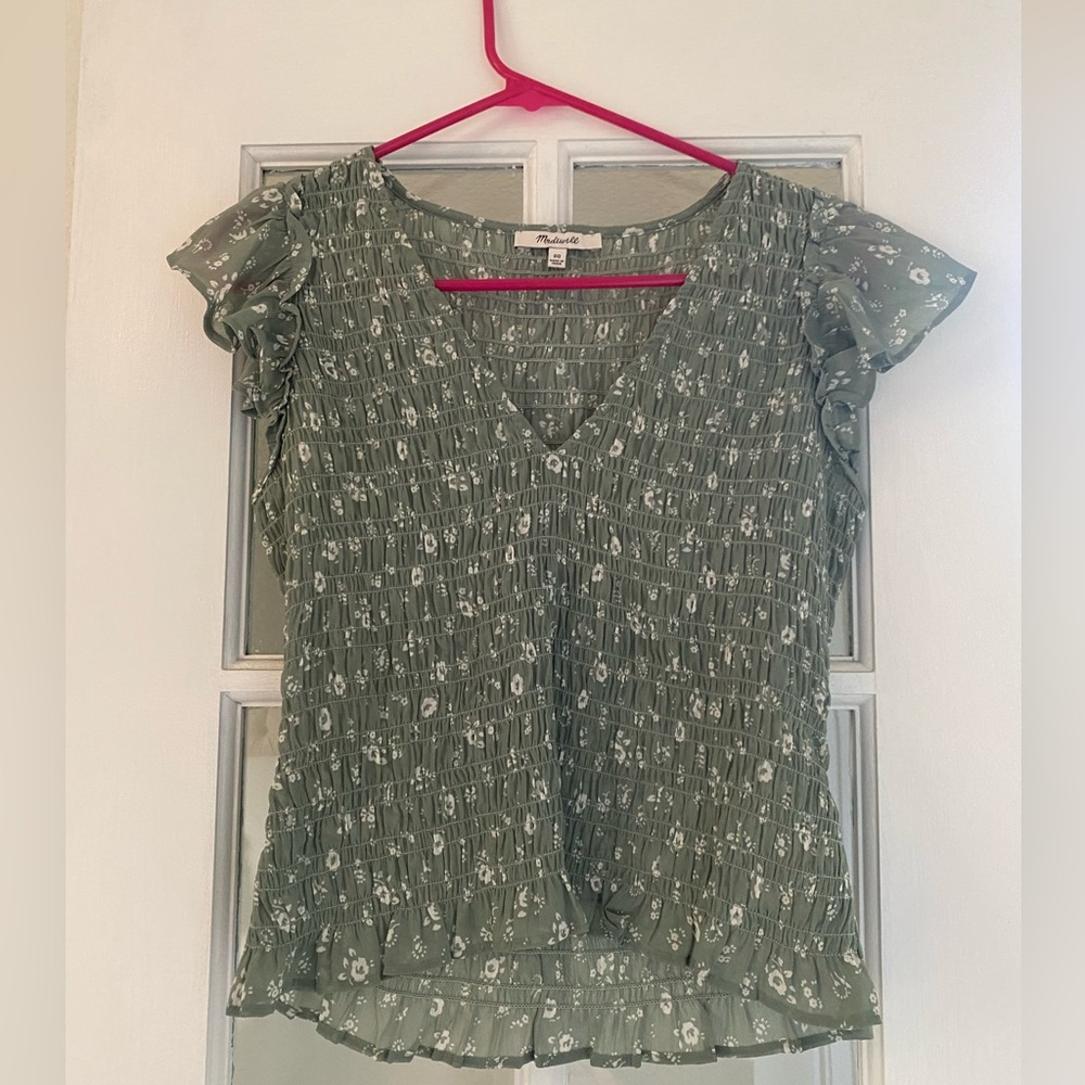 Madewell Floral Blouse